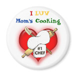 I Luv Mom Magnet