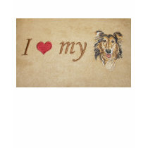 I luv my collie/sheltie t-shirts