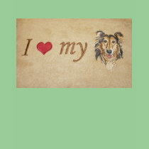 I luv my collie/sheltie t-shirts