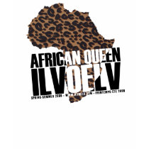 I LVOE LV African Queen T-Shirt by bengtenrique I LVOE LV African Queen T-Shirt
