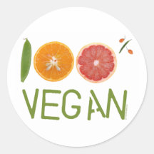I"m 100% Vegan Sticker