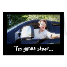 “I’m Gonna Steal Your Birthday Stuff” Greeting Card