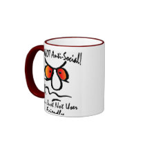 I’m Not Anti-Social (1) Coffee Mugs