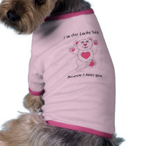I´m One Lucky Teddy pet clothing