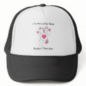 I�m One Lucky Teddy hat