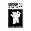 I�m One Lucky Teddy stamp
