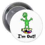 I’m Out Turtle Button