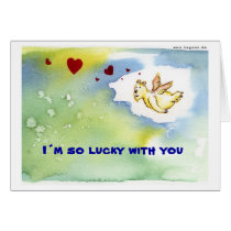I´m so lucky with you cards by visionaryplaces I´m so lucky with you cards