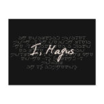 I, magus postcard