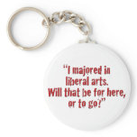 "I majored in liberal arts... Key Chain