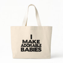 i make adorable babies canvas bag