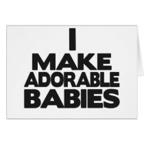 i make adorable babies card