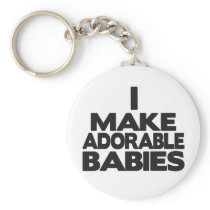 i make adorable babies keychain