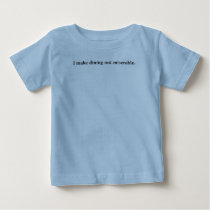 I make dining out miserable. t-shirts