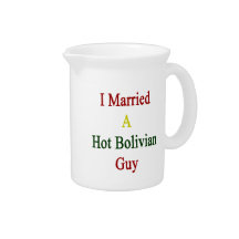 I Married A Hot Bolivian Guy Drink Pitcher