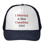 I Married A Hot Canadian Girl Mesh Hat