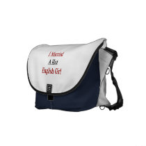 I Married A Hot English Girl Messenger Bags