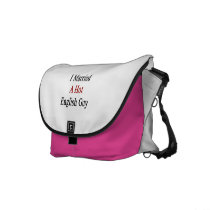 I Married A Hot English Guy Courier Bags