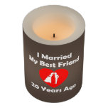 I Married My Best Friend 20 Years Ago Flameless Candle