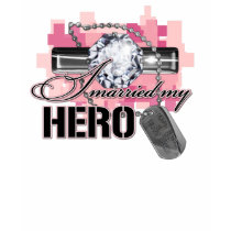 I Married My Hero t-shirts by silentranksshop I Married My Hero t-shirts