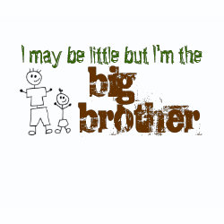 I may be little but I'm the big brother shirt