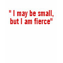 " I may be small but I am fierce" t-shirts by elephanttheater " I may be small but I am fierce" t-shirts