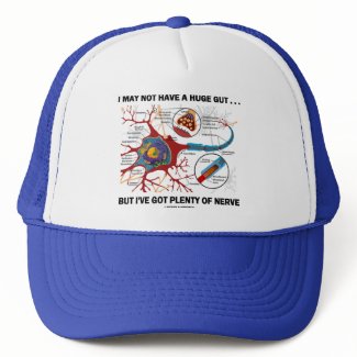 I May Not Have A Huge Gut But I've Got Nerve hat