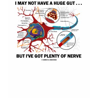 I May Not Have A Huge Gut But I've Got Nerve shirt