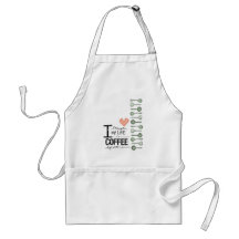 I measure my life in coffee spoons aprons