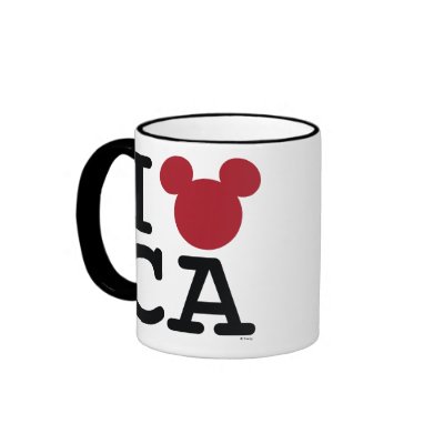 I Mickey California mugs