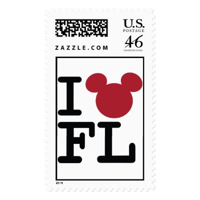 I Mickey Florida postage