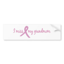 I miss my grandmom 2 bumper stickers by ifightlikeagirl I miss my grandmom 2 bumper stickers