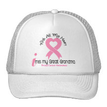 I Miss My Great Grandma Breast Cancer Hat