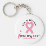 I Miss My Mom Breast Cancer Key Chain
