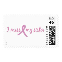 I miss my sister 2 postage stamps