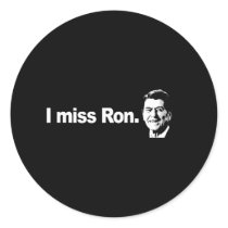 I MISS RON Bumpersticker