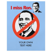 I MISS RON flyers by antiobama I MISS RON flyers