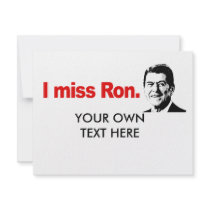I MISS RON invitations by antiobama I MISS RON invitations