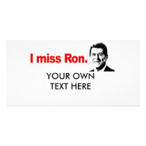 I MISS RON photo cards by antiobama I MISS RON photo cards