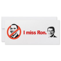 I MISS RON rack cards