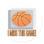 I Miss This Game Round Sticker