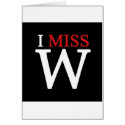 I MISS U! karten