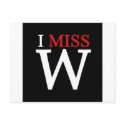 I MISS U! postkarten