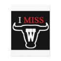 i MISS W TEXAS STYLE! postkarten