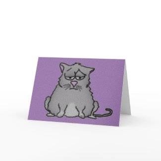 I Miss You Card card