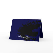 I Miss You Card cards