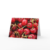 I Miss You Cherry Card