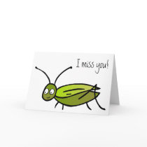 I miss you! Cricket Card