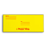 I MISS YOU ENVELOPES