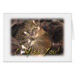 "I Miss You" Friendship card